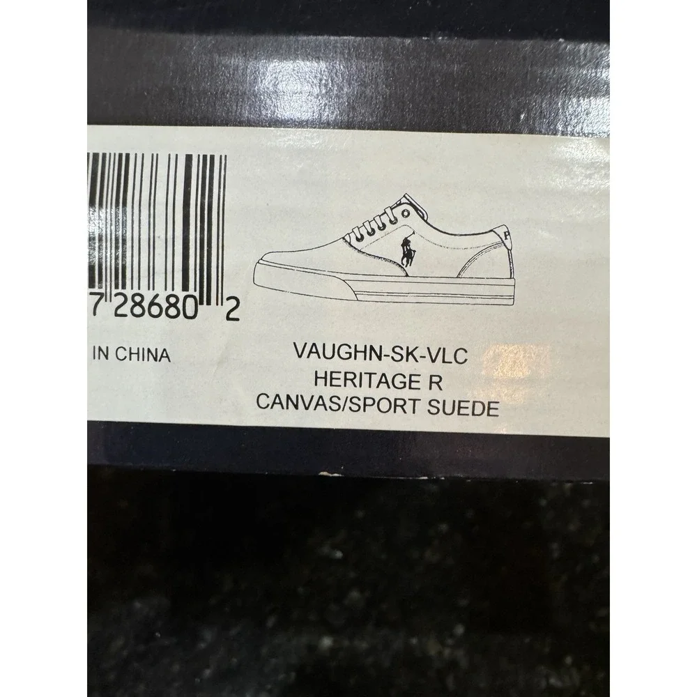 Polo Ralph Lauren Vaughn SK-VLC Lace Up Sneaker Heritage Blue Sport Suede